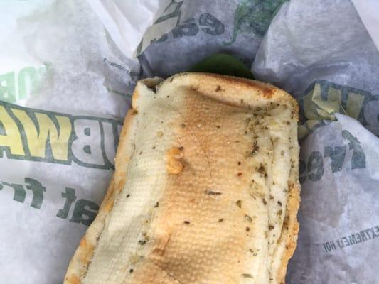 You won't get any of my future business. The hair was stuck to the bread and must have made contact prior to baking. Disgusting.