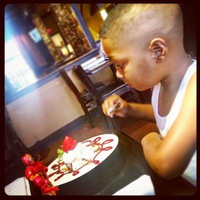 After of a bald fade on my son, done by Anthony