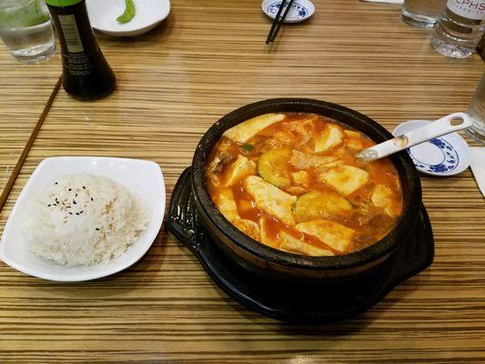 Beef soondubu jigae - do NOT get this!