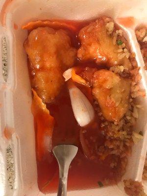 Sweet and sour chicken