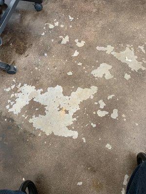 Here is a sad example of the stain done less than 3 years ago. Hastings came back to look but would not warrantee this work.