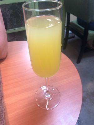 Mimosa for my mani/pedi