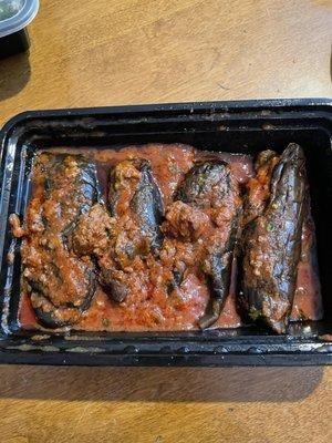 Stuffed Eggplant with beef