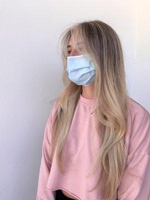 Blonde balayage