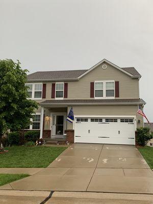 My beautiful new garage door!