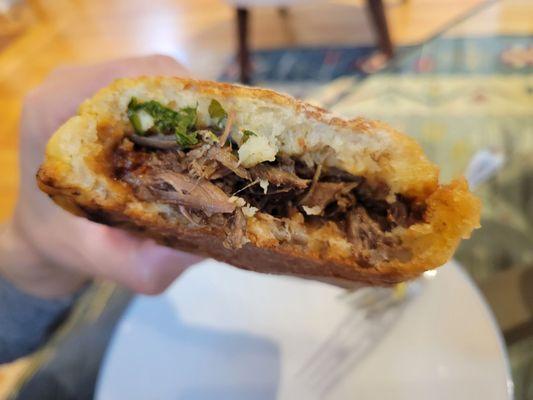 Braised Italian beef panini on Feb 17th