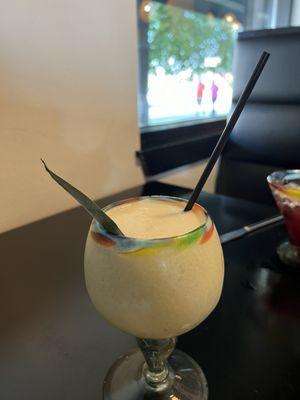 Blended pina colada (with tequila)