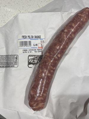 Fresh Polish Sausage (raw)