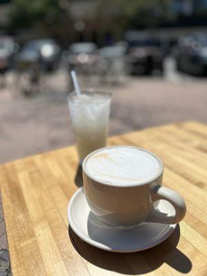 Cappy and lavender lemonade. Both delicious!