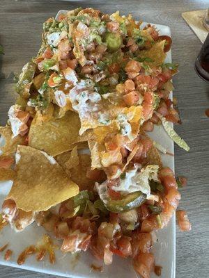 Nachos with chicken