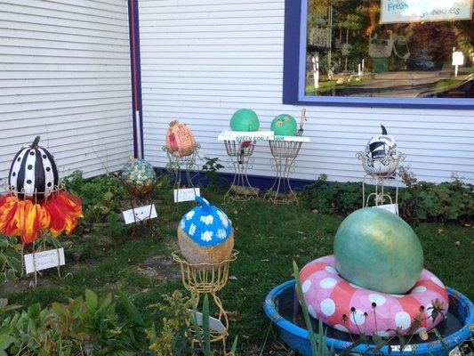 Pumpkin Patch pumpkin egg display