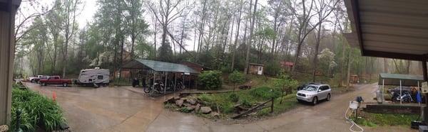 Campground panoramic view