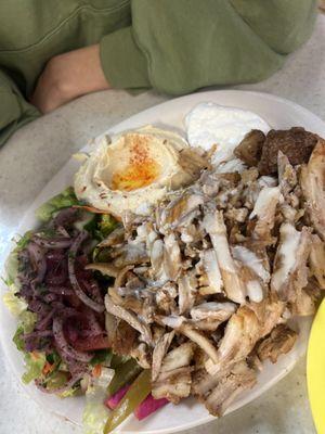 Chicken Shawarma Plate