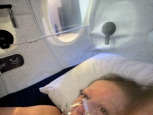 Oxygen chamber Absolutely worth it. The Recovery Lab.Trust me you won't be disappointed with the results. It really does work. No lie!