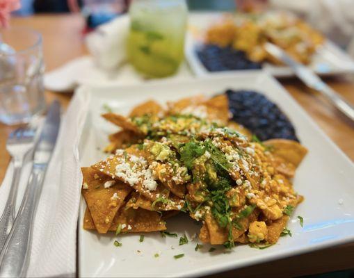 Red Sauce Chilaquiles