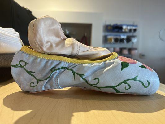 Custom ballet shoes