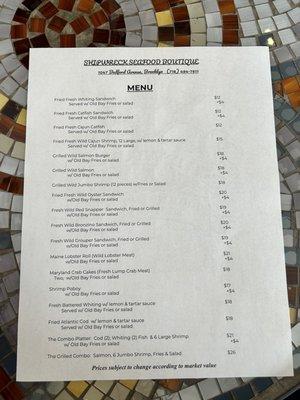 Le Menu