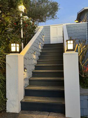 Stairs lighting after installation