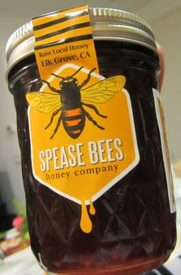 Locally produced honey.