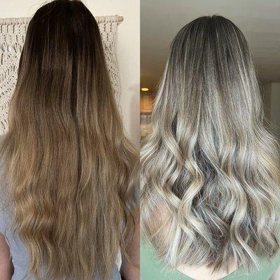 the perfect ashy balayage :)