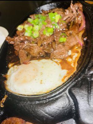 Sizzling Beef Rice Plate