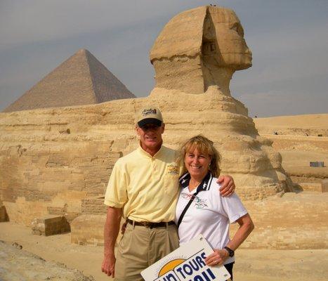 Nancy & Lon in Egypt