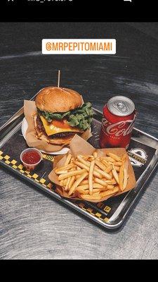 Make any Burger a Combo Fries & Soda.