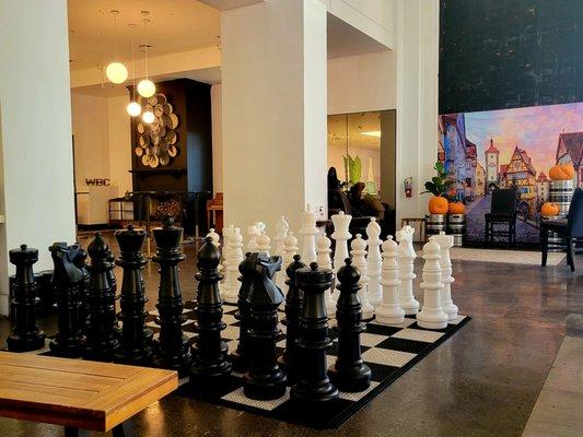 Interior - Giant Chess Board (11/06/21). @PoetGardens #Whittier #UptownWhittier #FoodHall