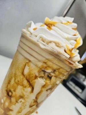 Caramel frappe.