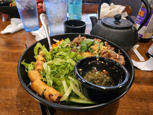 Vermicelli rice bowl combo