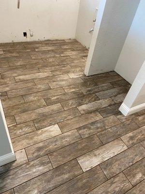 Tile floor