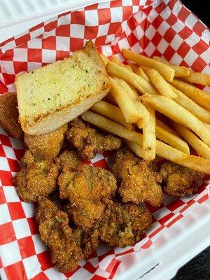 Fried Gulf Oysters