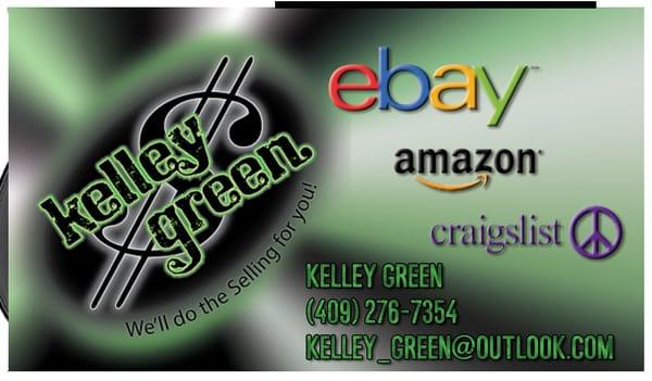 Kelley Green Business Card (front) - business card creation