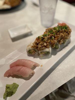 Yellow Tail and Soft Shell Crab Roll o2