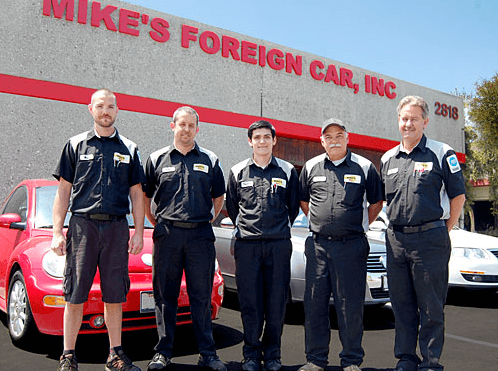 Mike's Foreign Car team!