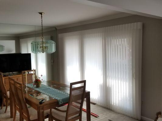 Sheer Vertical Shade (Exact same as Hunter Douglas Luminette....but priced much less)