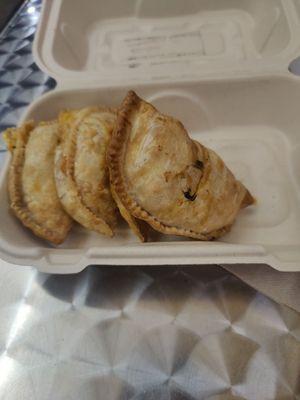 Good empanadas, but they don't have chimichurri for the empanadas. An  without chimichurri sauce is like something is missing.