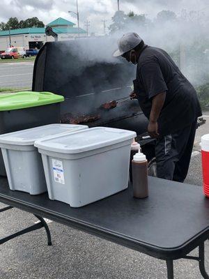 Ribs from the barrel.