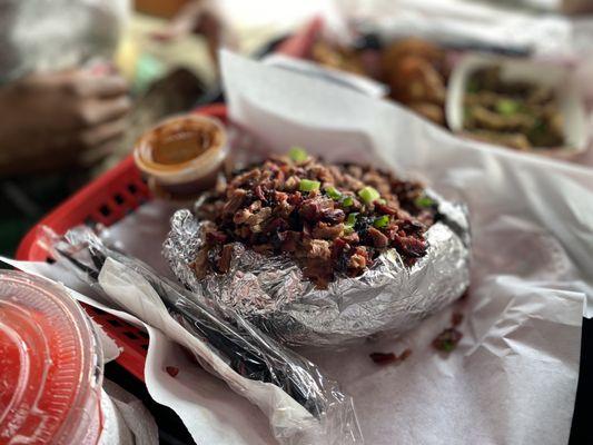 Brisket Baked Potato was fire