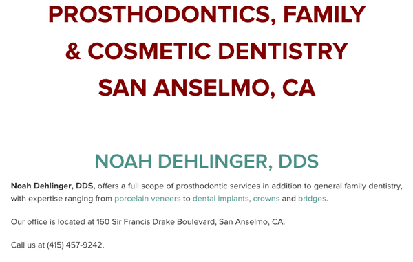 Noah Dehlinger, DDS