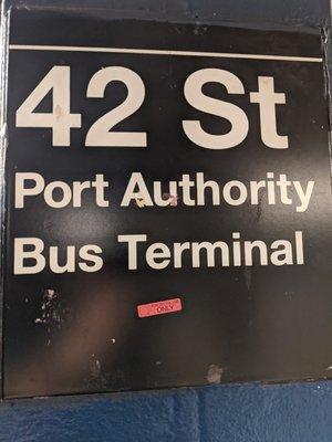 MTA - 42 St/Port Authority Subway Station