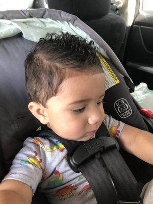 My sons first hair cut