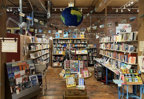 Postcard Bookshop inside of Cargo