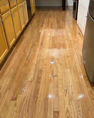 Refinishing floor