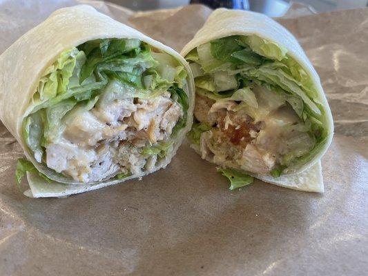 Chicken Caesar wrap