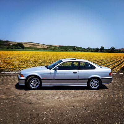 This is not the car involved in the review, this is just my E36 Motorsport edition in front of marigolds is all ...