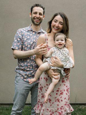 Dr. Leo and his beautiful family. Molly & Annie.