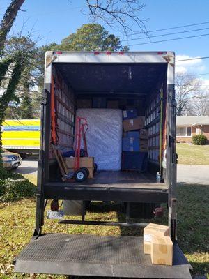 Process of loading a truck