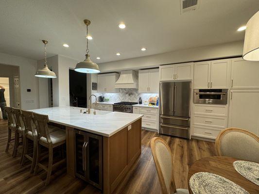 Kitchen countertops.