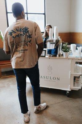 Thanks to Asulon Collective for coming out to Eleven Willow for some coffee cart fun!